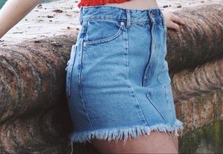 Falda tejana Pull&Bear