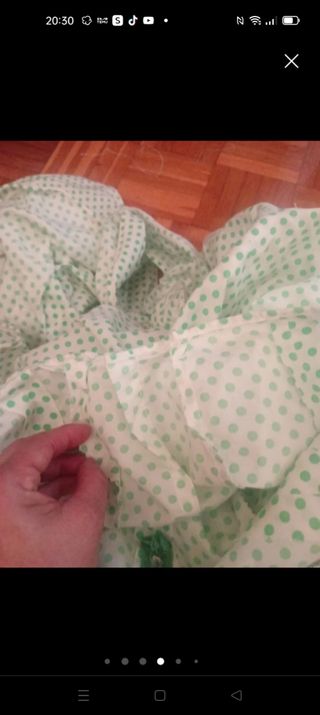 Falda de flamenca + mantoncillo vintage