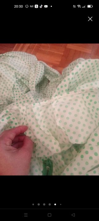 Falda de flamenca + mantoncillo vintage