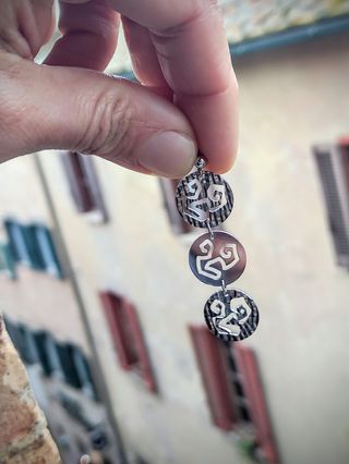 Orecchini argento 925 etnici nokike