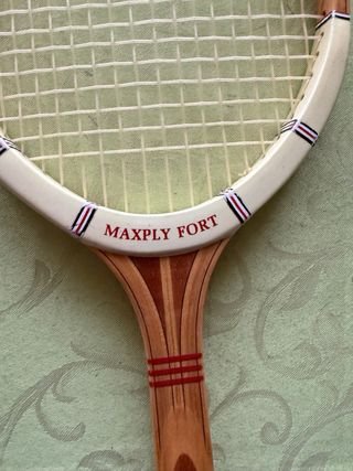 Raqueta de tenis vintage de Dunlop
