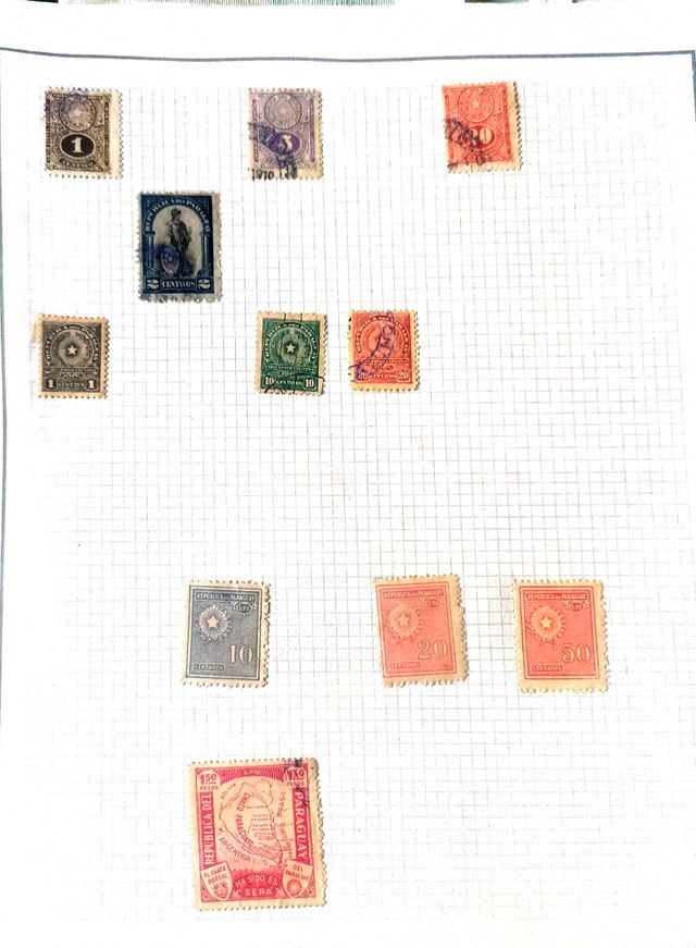 Sellos Paraguay Filatelia 