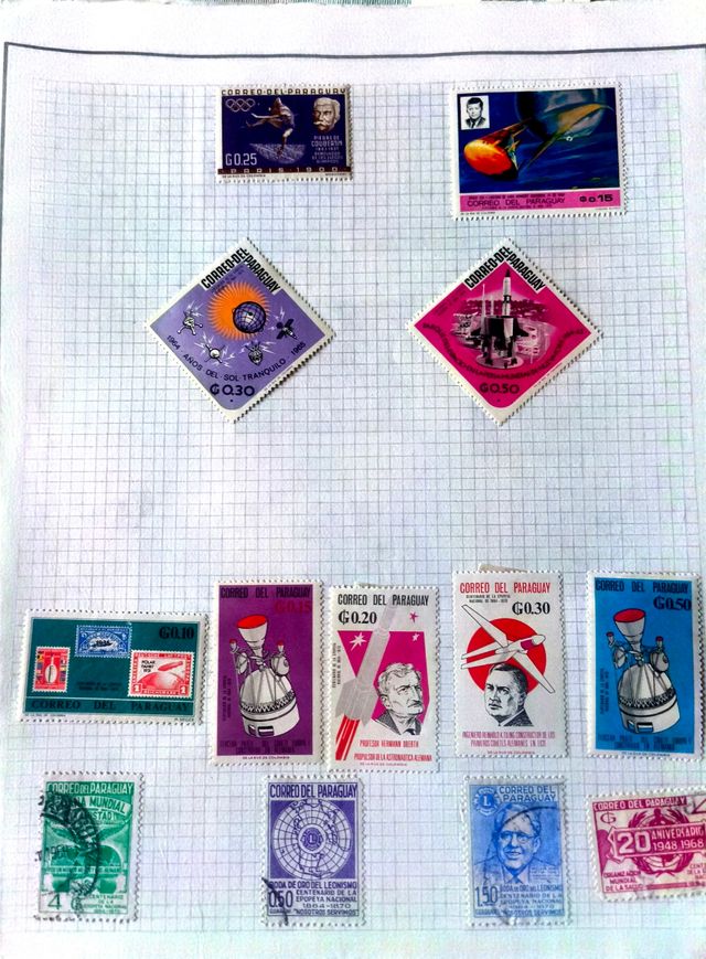 Sellos Paraguay Filatelia 
