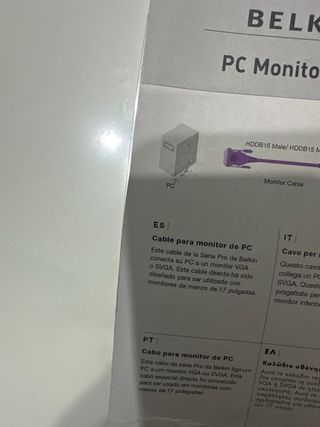 Cable de ordenador para conectar la torre del PC
