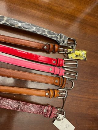 Cinturine in pelle 2 cm da donna