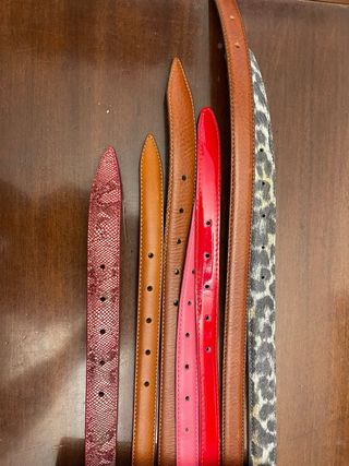 Cinturine in pelle 2 cm da donna