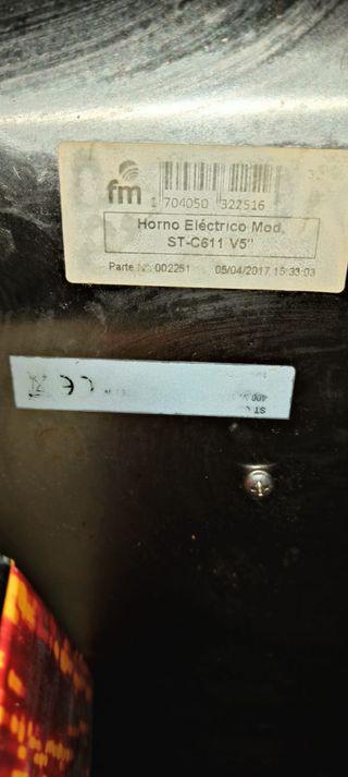 Horno industrial MF