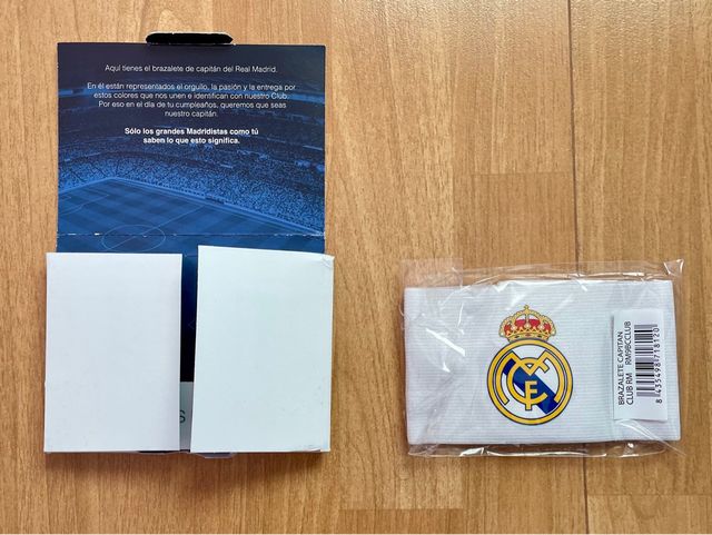 Brazalete capitán Real Madrid. Ideal regalo comuni