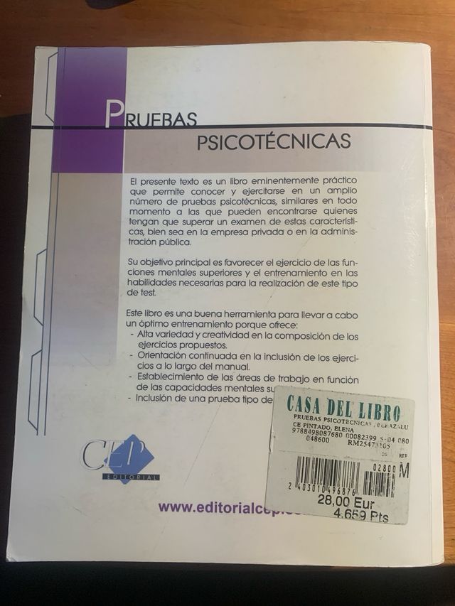 Libro de psicotecnicos.995 Paginas..