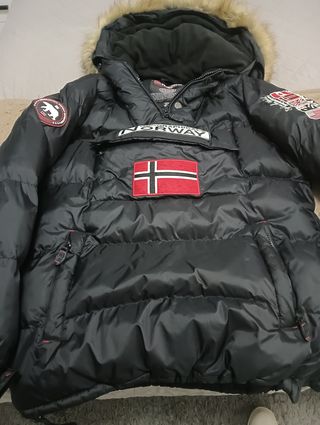 Cazadora Geographical Norway negra - Talla M
