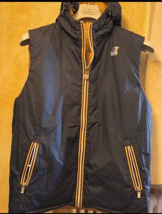 K-Way (K Way) Giubbotto Uomo Blu Giallo