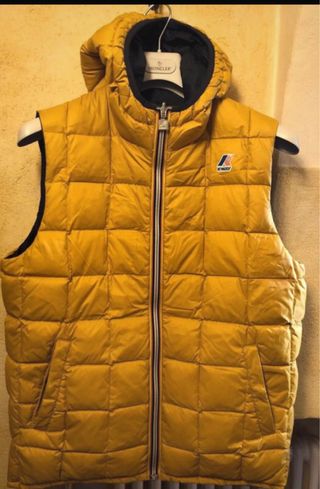 K-Way (K Way) Giubbotto Uomo Blu Giallo