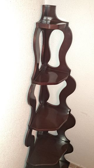 Estantería rinconera madera - 5 baldas