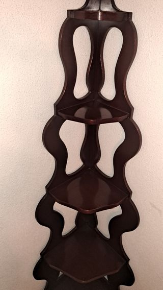 Estantería rinconera madera - 5 baldas