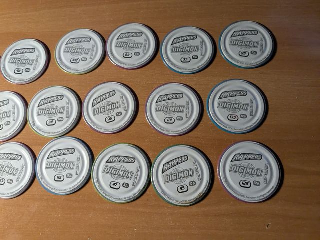 Tazos Digimon - 26 unidades