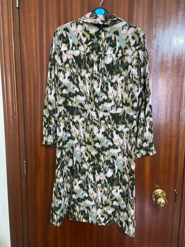 Vestido camuflage mango talla m