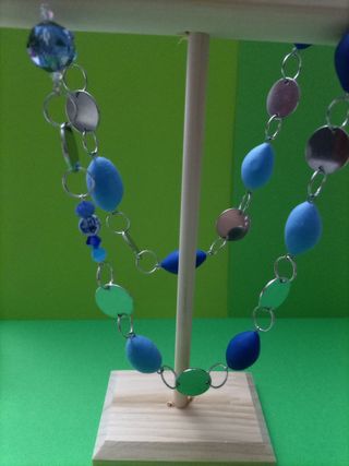 Collar hecho a mano arcilla polimérica 