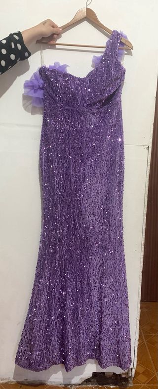Vestido Púrpura Fiesta gitana - Talla L y Xl da 