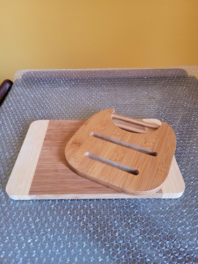 Tagliere e sottopentola bamboo