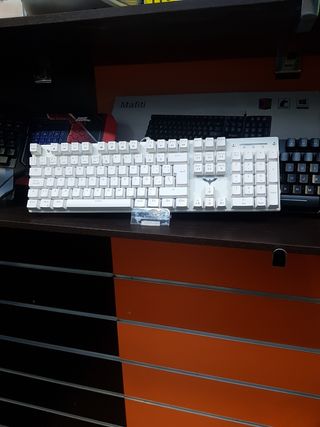 Teclado gaming Mafiti blanco