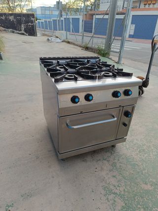 Cocina industrial Jemy 4 fuegos