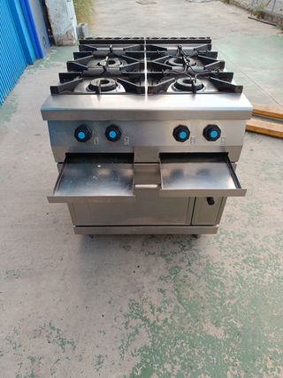 Cocina industrial Jemy 4 fuegos