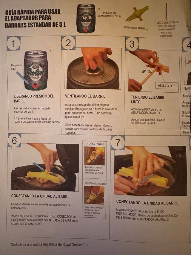 Tirador/Grifo de cerveza o bebida fresca Di4