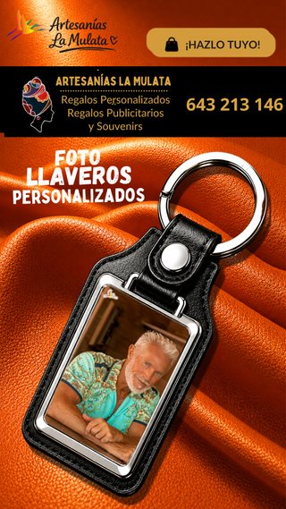 Llavero personalizado con tu foto