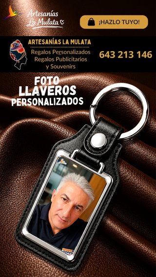 Llavero personalizado con tu foto