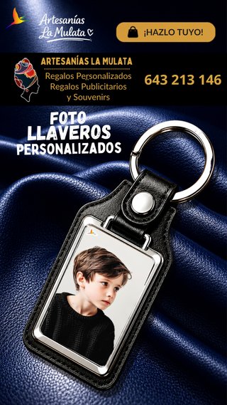 Llavero personalizado con tu foto
