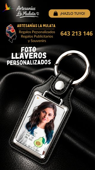 Llavero personalizado con tu foto