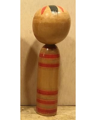 MUÑECA KOKESHI JAPÓN 18CM Periodo Showa Tardío