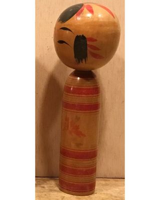 MUÑECA KOKESHI JAPÓN 18CM Periodo Showa Tardío