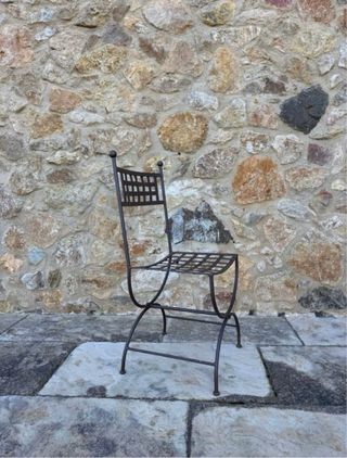 8 Sillas Hierro Forjado