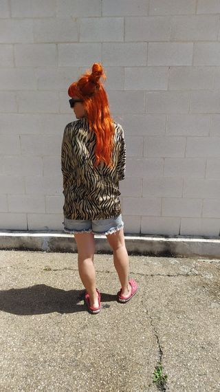 2 Kimonos artesanales: beige & verde azulado, tall