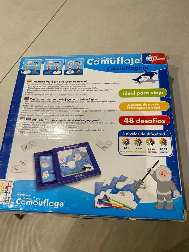 Camuflaje Polo Norte. Juego de mesa Smart Games