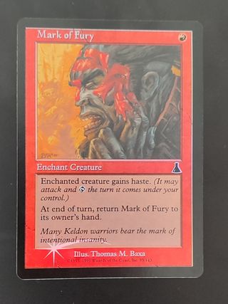 Mark of Fury - Carta Magic foil