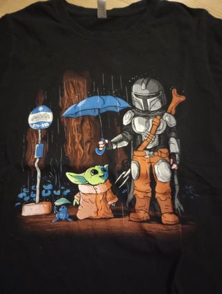 Camiseta talla L niño Star Wars El Mandaloriano