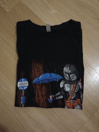 Camiseta talla L niño Star Wars El Mandaloriano