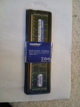 Vendo tarjeta ram DDR3 1333MHZ 
