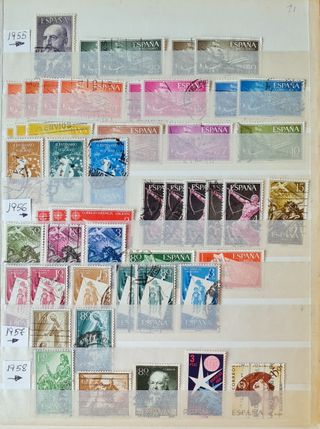 Sellos de España del 1950 al 1987