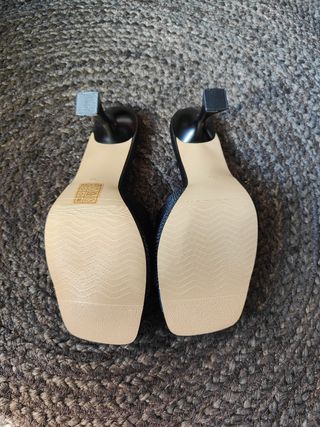 Sandalias negras fiesta