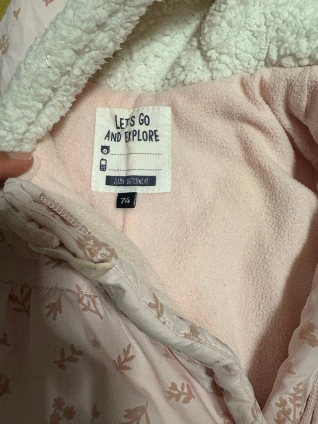 Mono Bebé Invierno Rosa 74