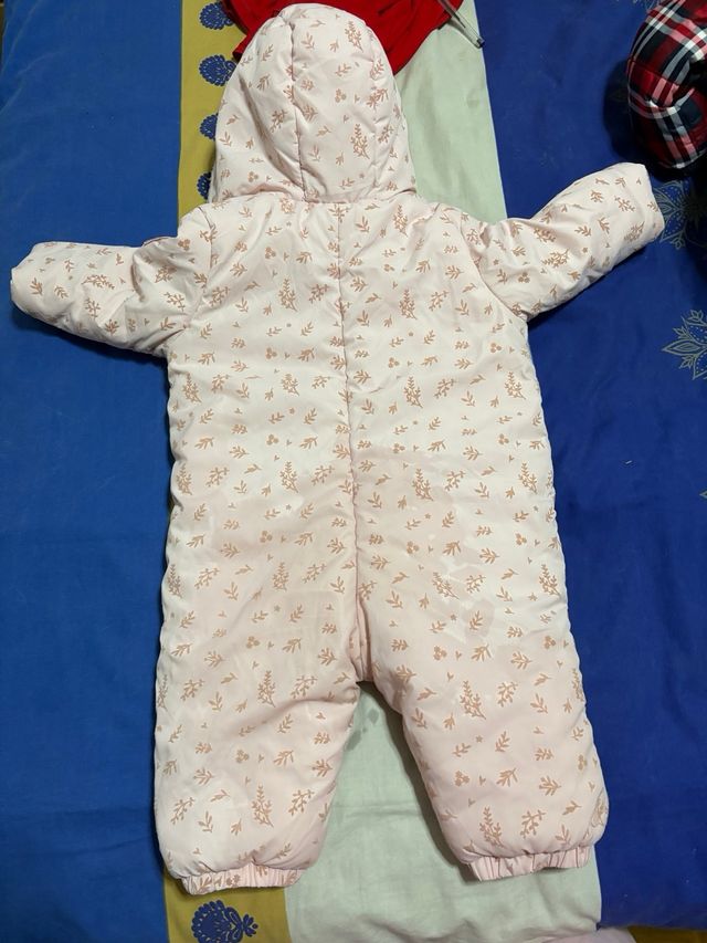 Mono Bebé Invierno Rosa 74