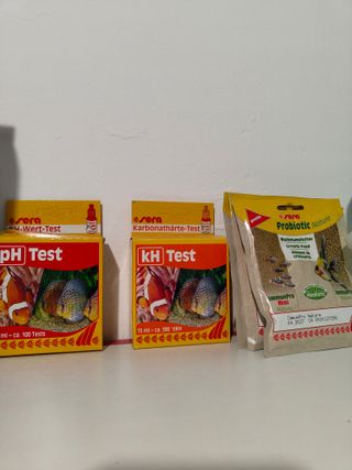 Acuario completo 60L + soporte + gambas + peces ++