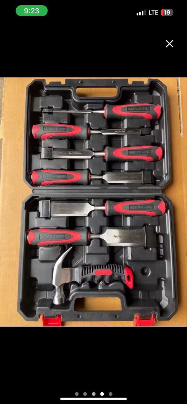 SET DE CINCELES PARA MADERA