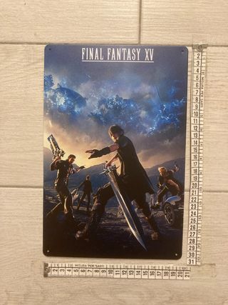 Final Fantasy XV poster alluminio ...leggi bene...