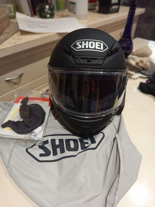 Casco Shoei NRX negro mate  + intercomunicador