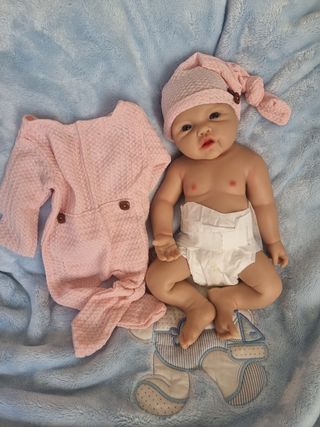 Bebe reborn silicona blanda platino 