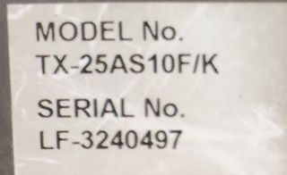 TV Panasonic CRT analogica